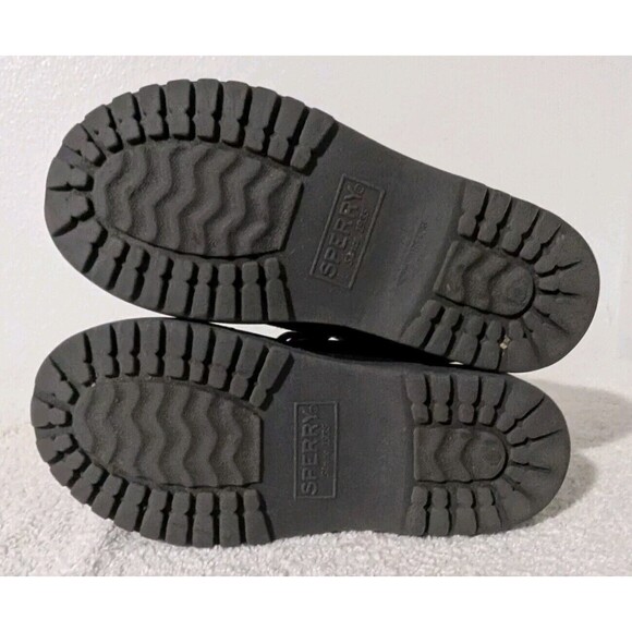 Sperry Rainboots Harbor Boot Kids Boys Waterproof Sz 13 Pull On Black Duck - Picture 8 of 9